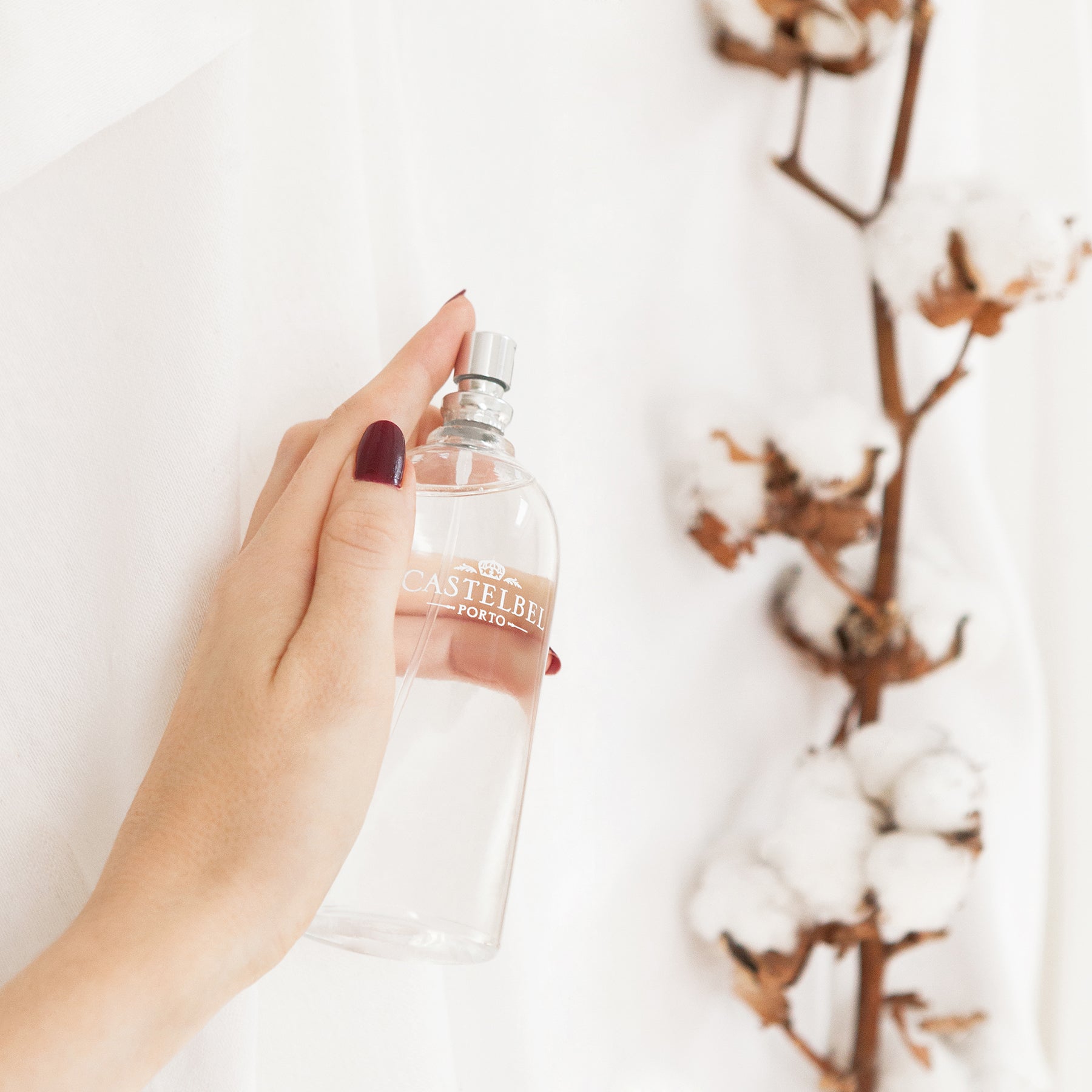 Perfume para a roupa (spray) Castelbel flor de algodão