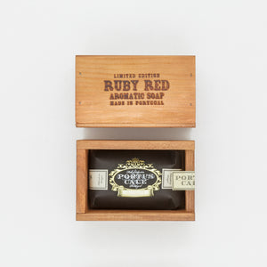 Sabonete Portus Cale Ruby Red em caixa de madeira